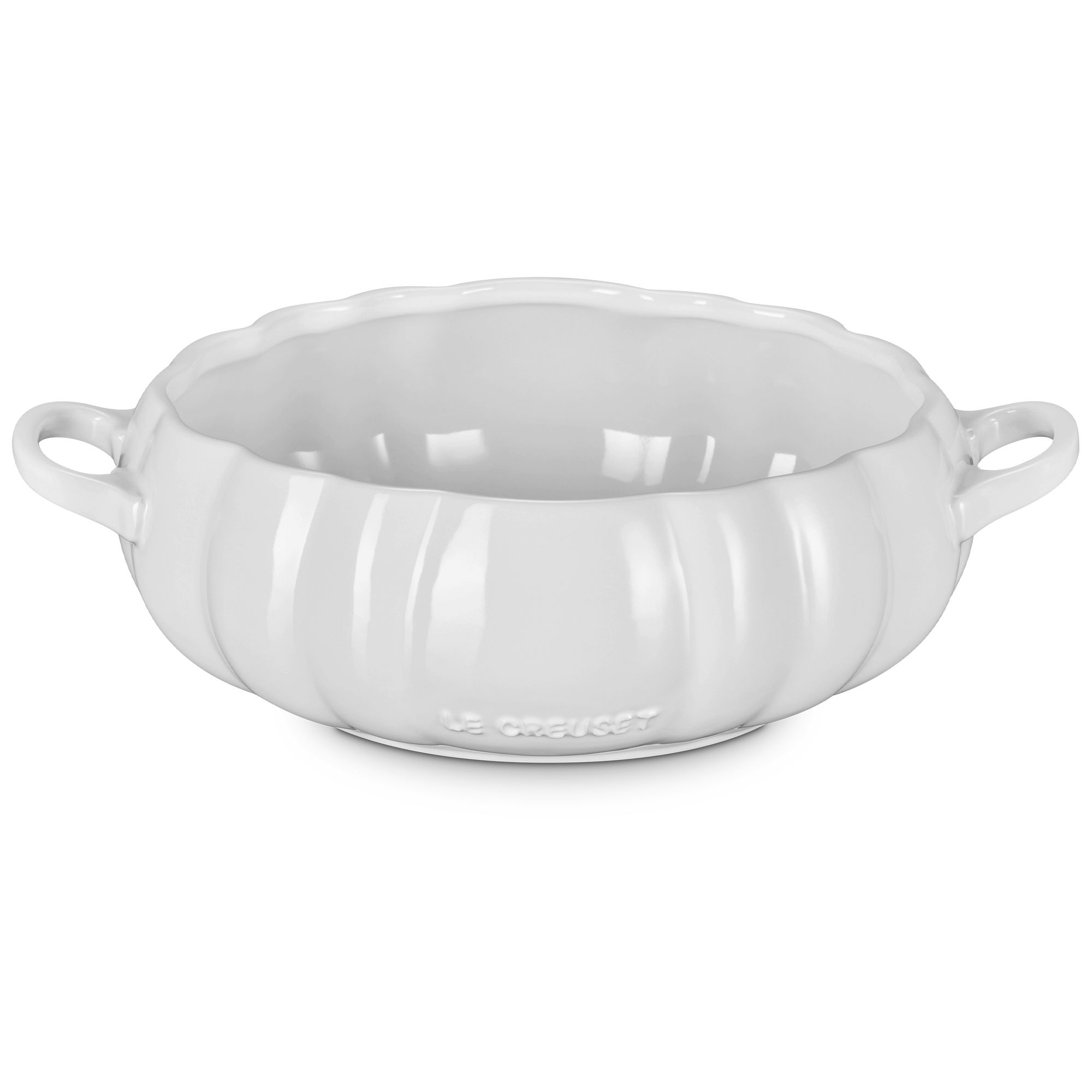 Le Creuset – Pumpkin Serving Bowl, 3 L – White