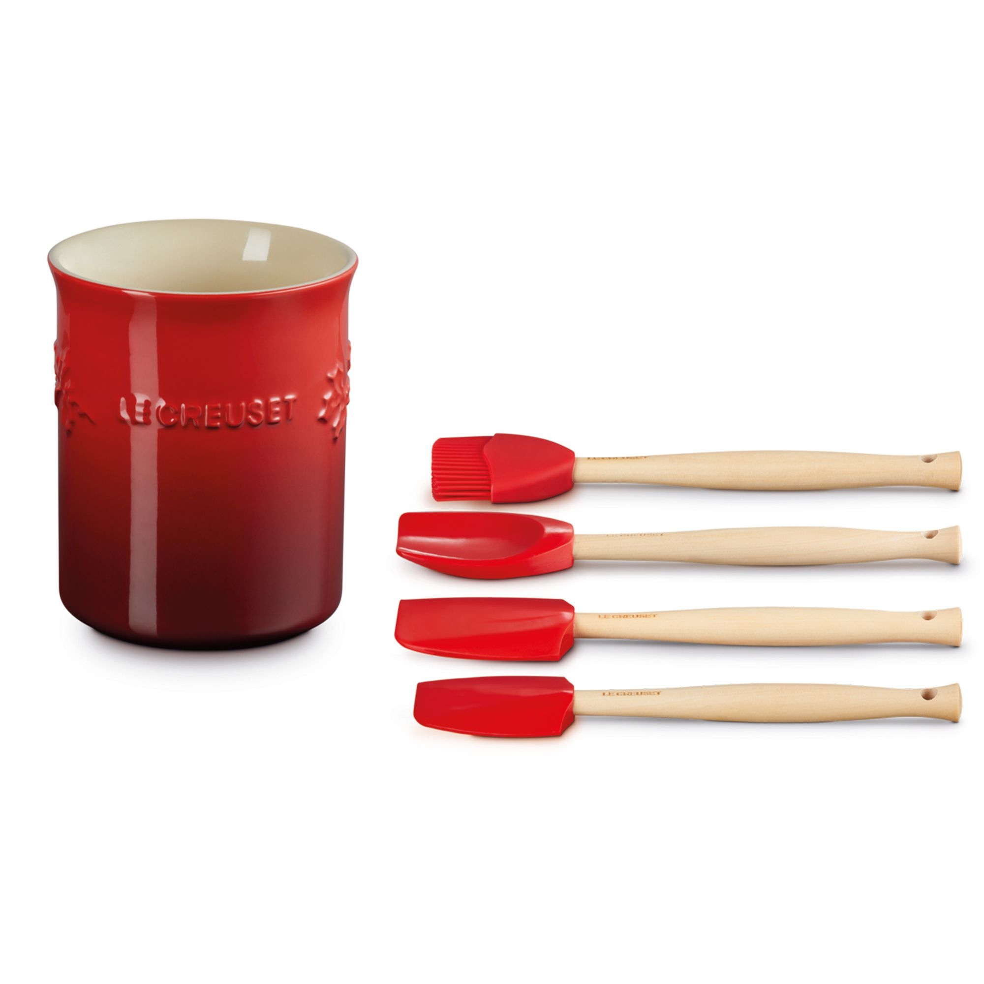 Le Creuset - Cooking ladle set 5pcs Craft - Holly Le Creuset - Cooking ladle set 5pcs Craft - Holly