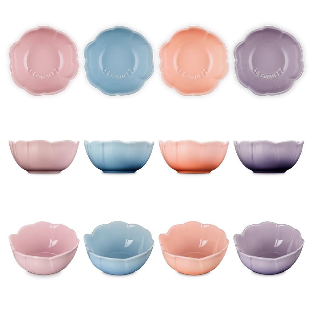 Le Creuset - 4er-Set Schälchen Blume | Pastell
