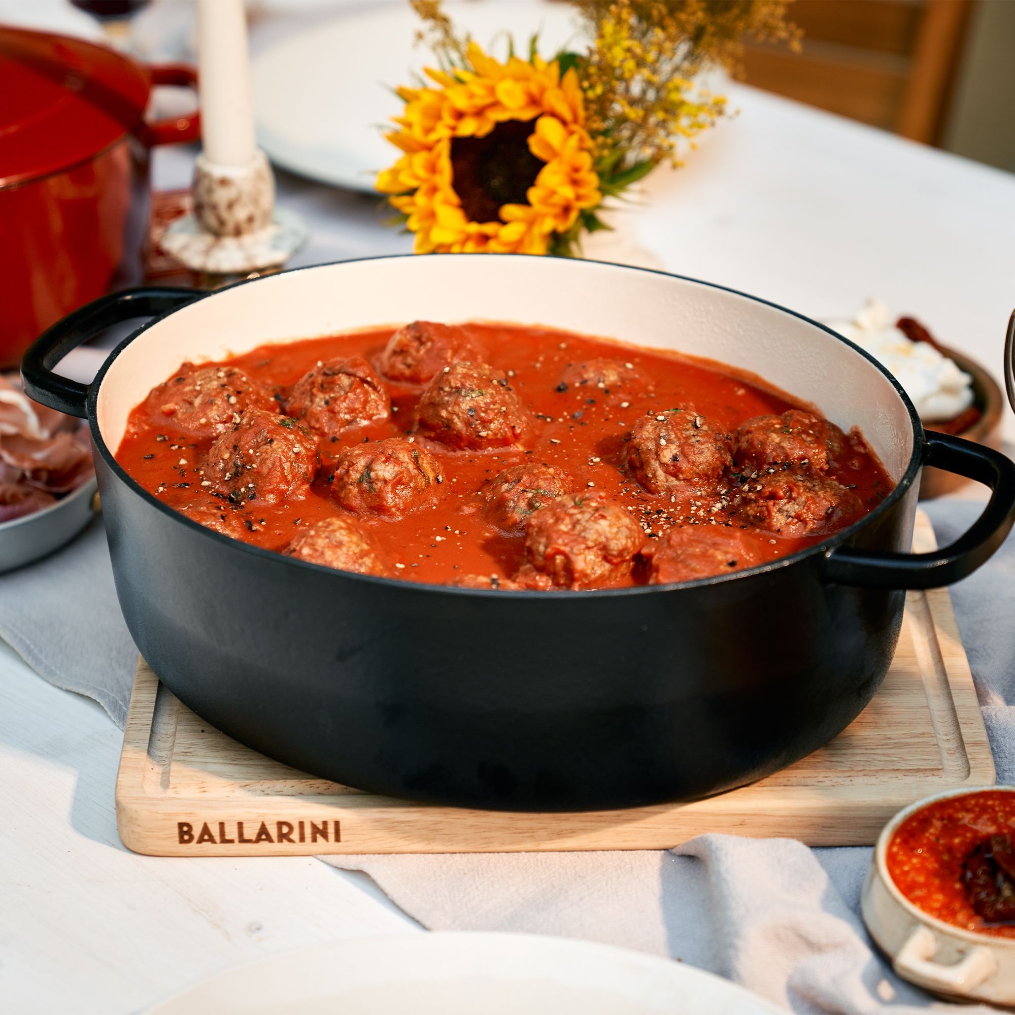 BALLARINI - Cocotte | Bellamonte | oval | 33 cm | Black BALLARINI - Cocotte | Bellamonte | oval | 33 cm | Black