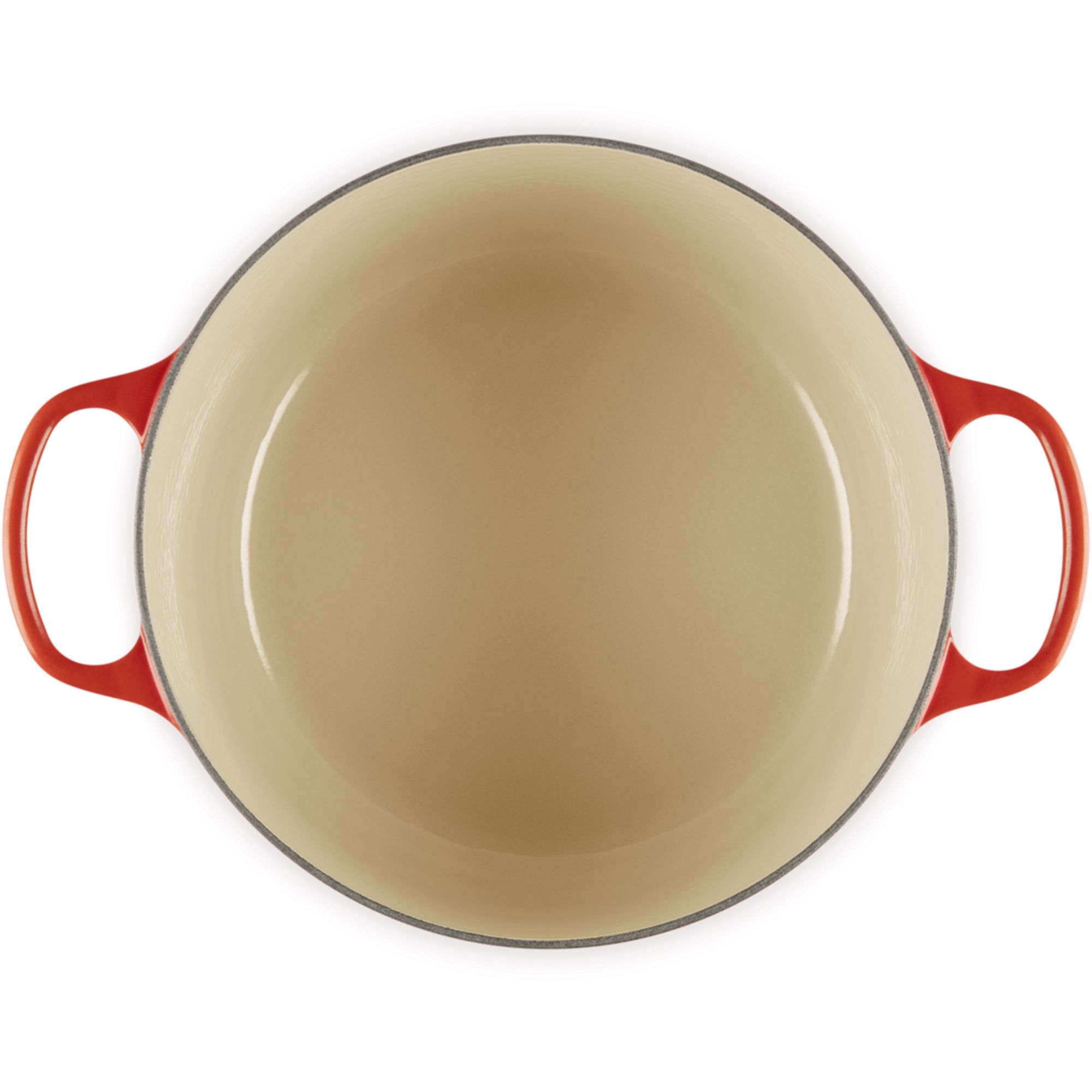 Le Creuset -  Signature Bräter rund 26 cm extra hoch - 6,3 L - Kirschrot