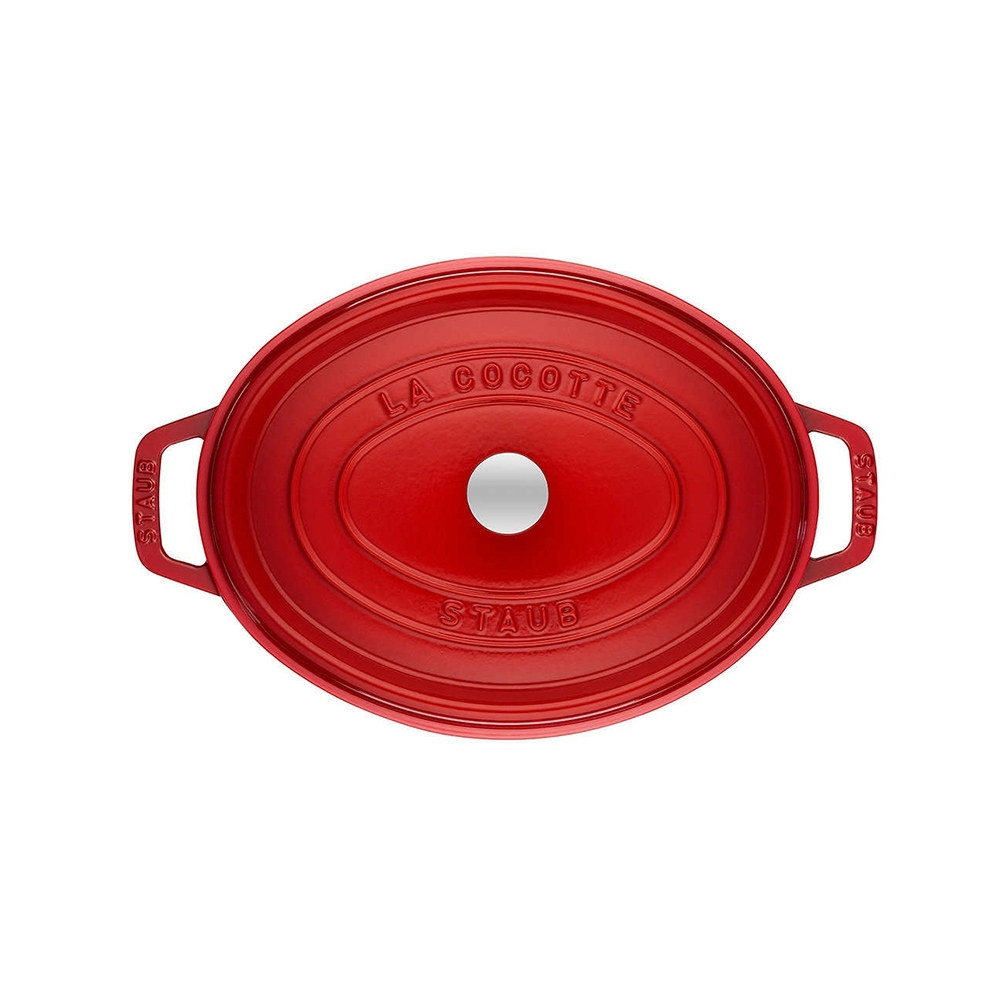 STAUB - Cocotte | oval | 29 cm | cherry red
