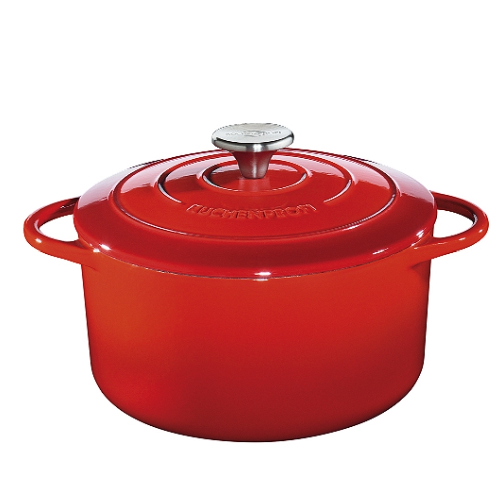 Küchenprofi - PROVENCE - round roasting pot - red - 24 cm