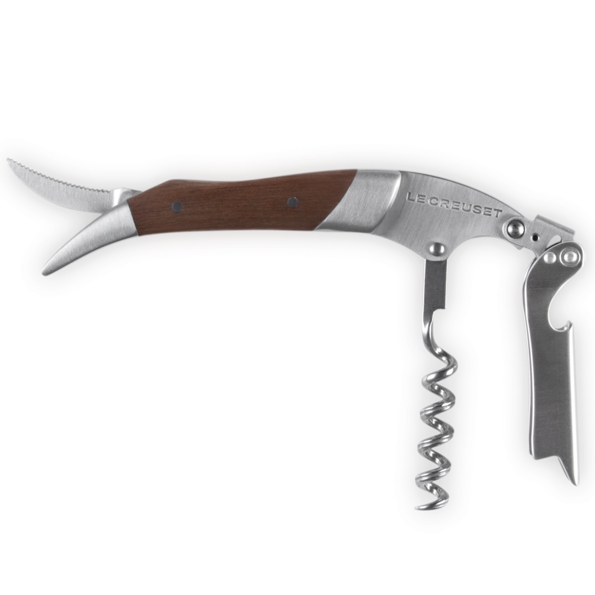 Le Creuset - WA Kellnermesser Premium - Schwarze Walnuss Le Creuset - WA Kellnermesser Premium - Schwarze Walnuss