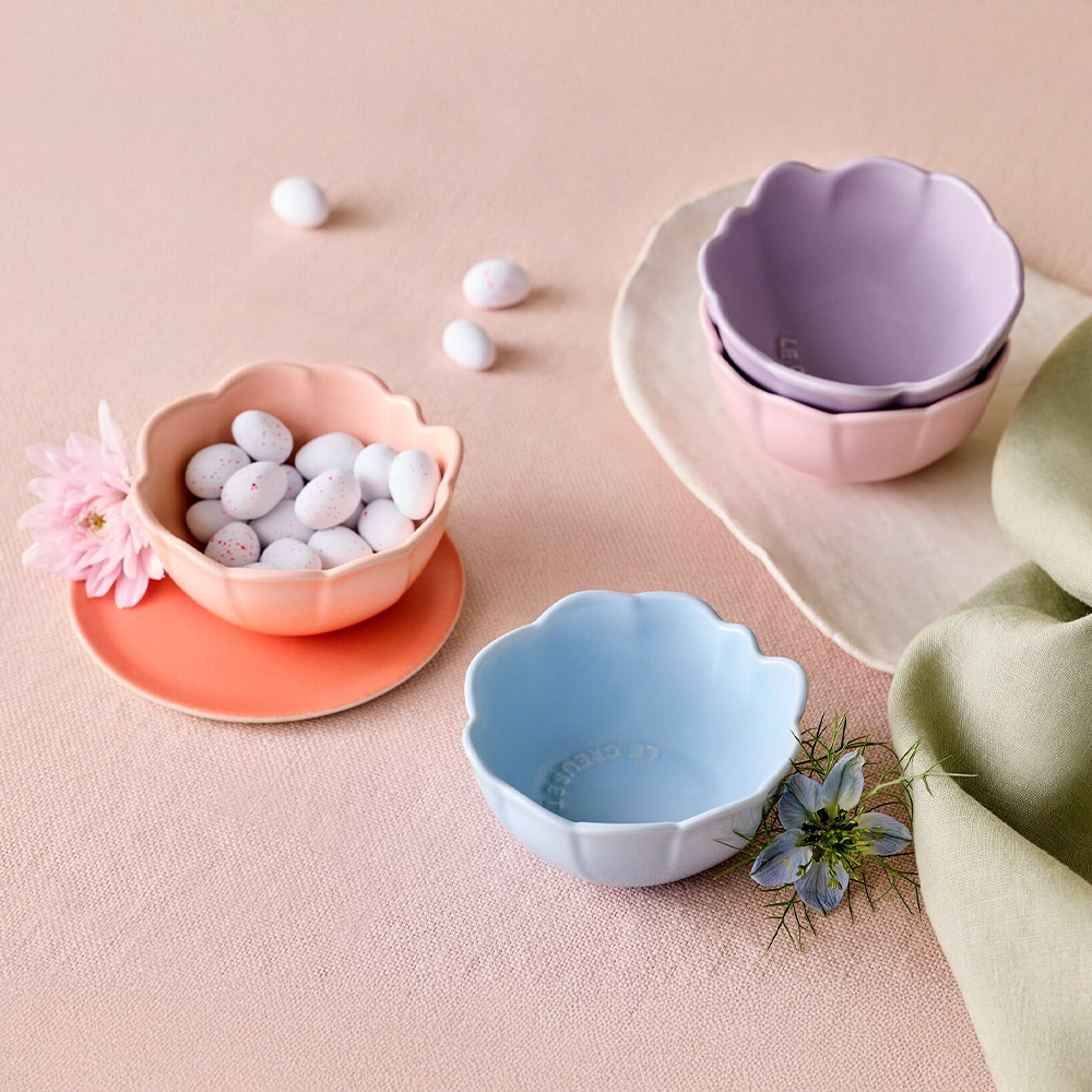 Le Creuset - Set of 4 Flower Bowls | Pastell Pink