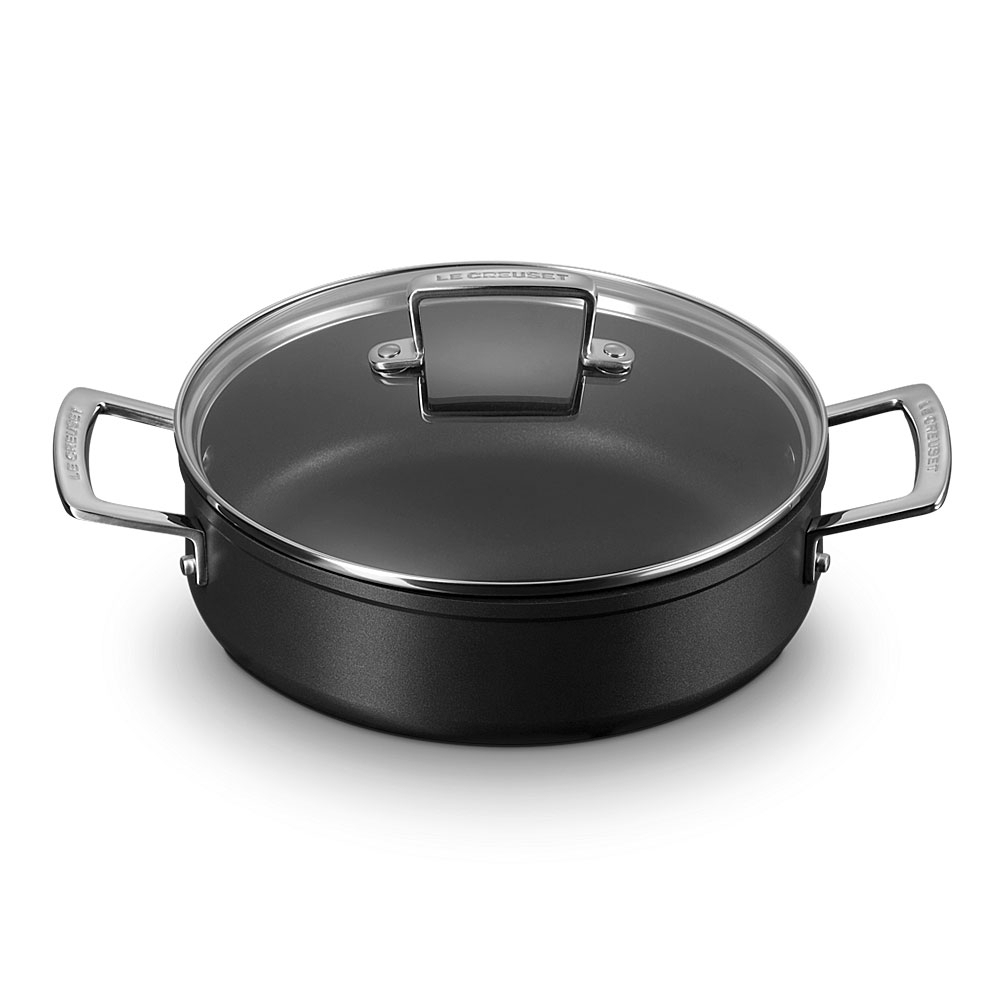 Le Creuset - Toughened Non-Stick Sauteuse - Ideally suited for braised vegetable and meat dishes.