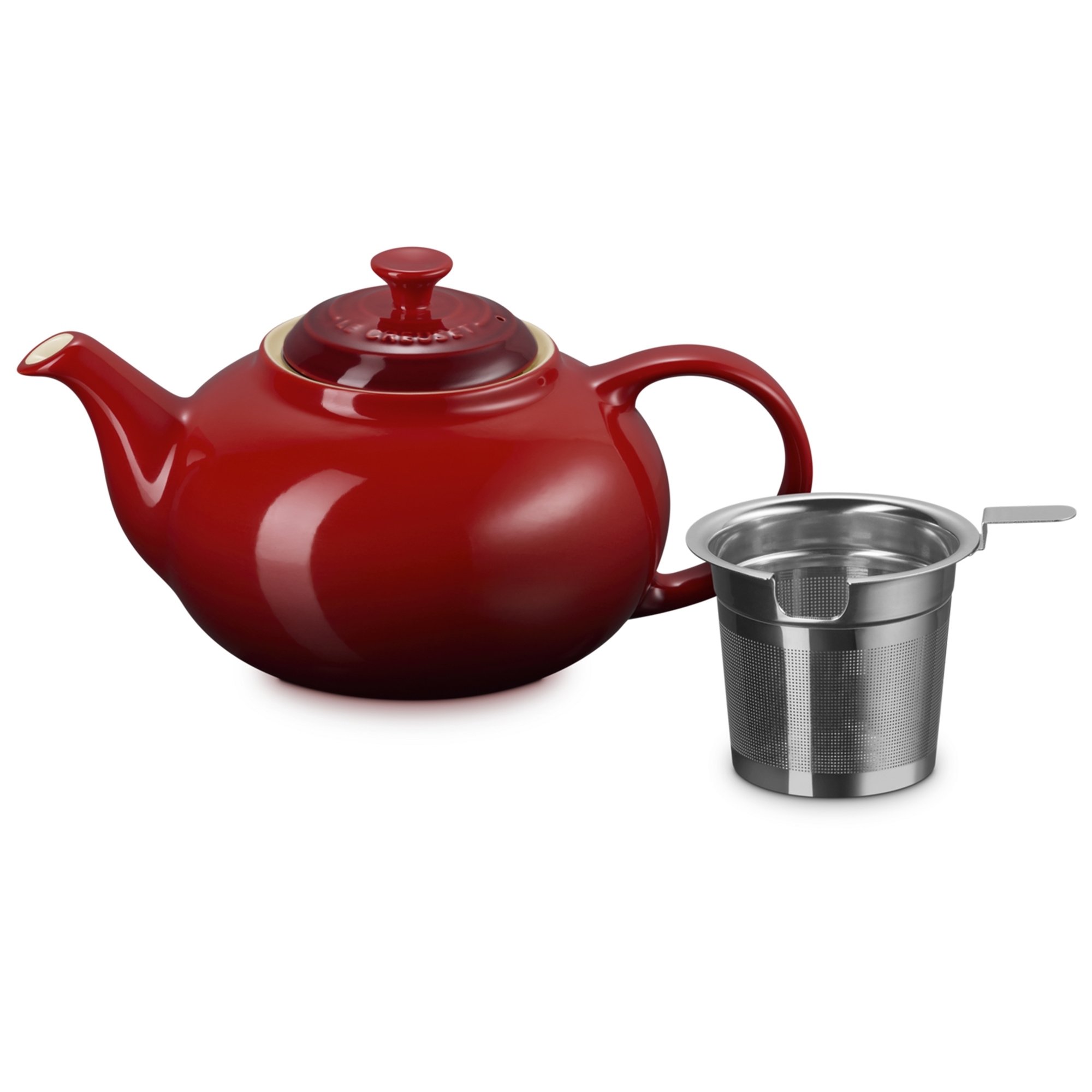 Le Creuset - Teekanne mit Sieb 1.3L - Kirschrot