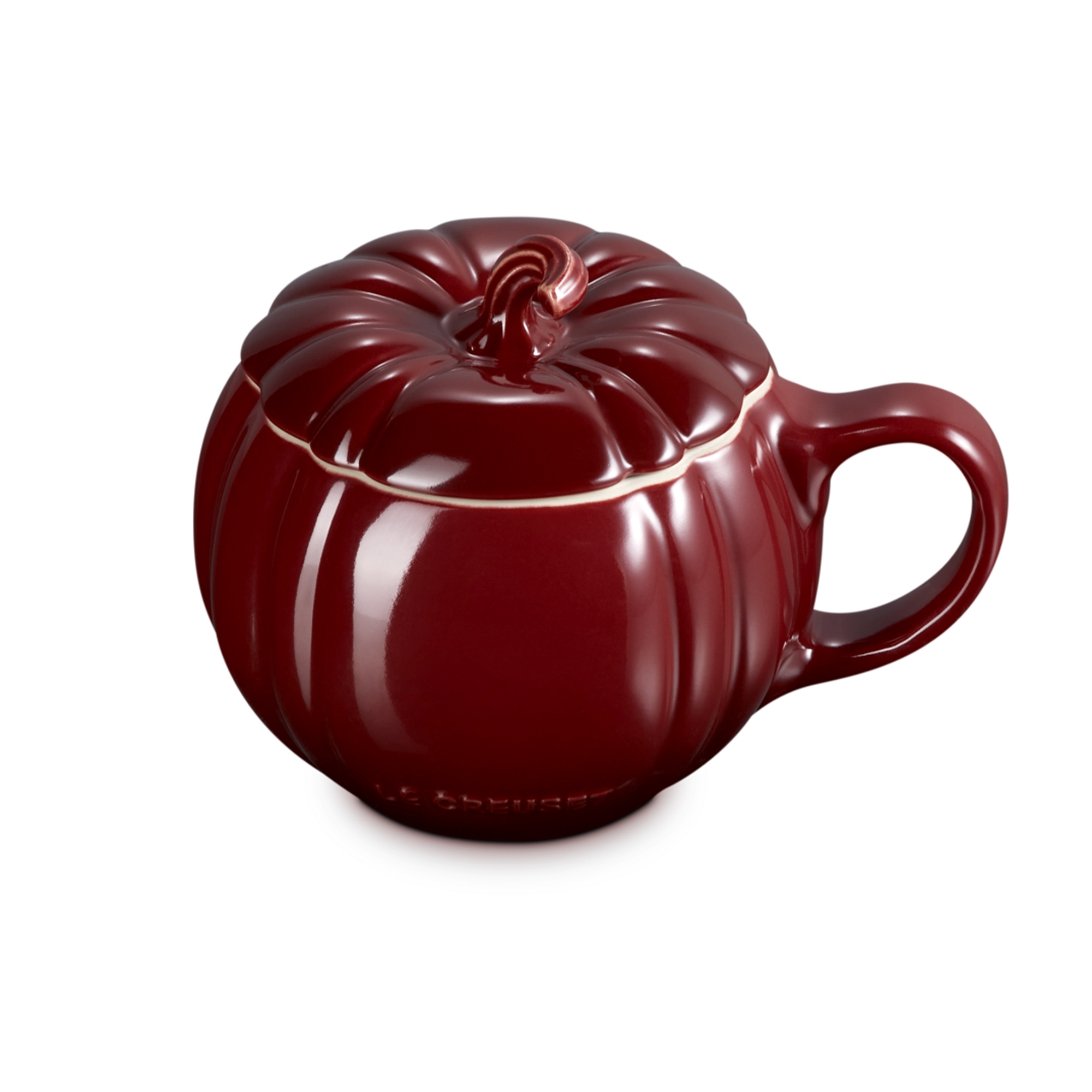 Le Creuset - Becher Kürbis mit Deckel 400 ml - Garnet