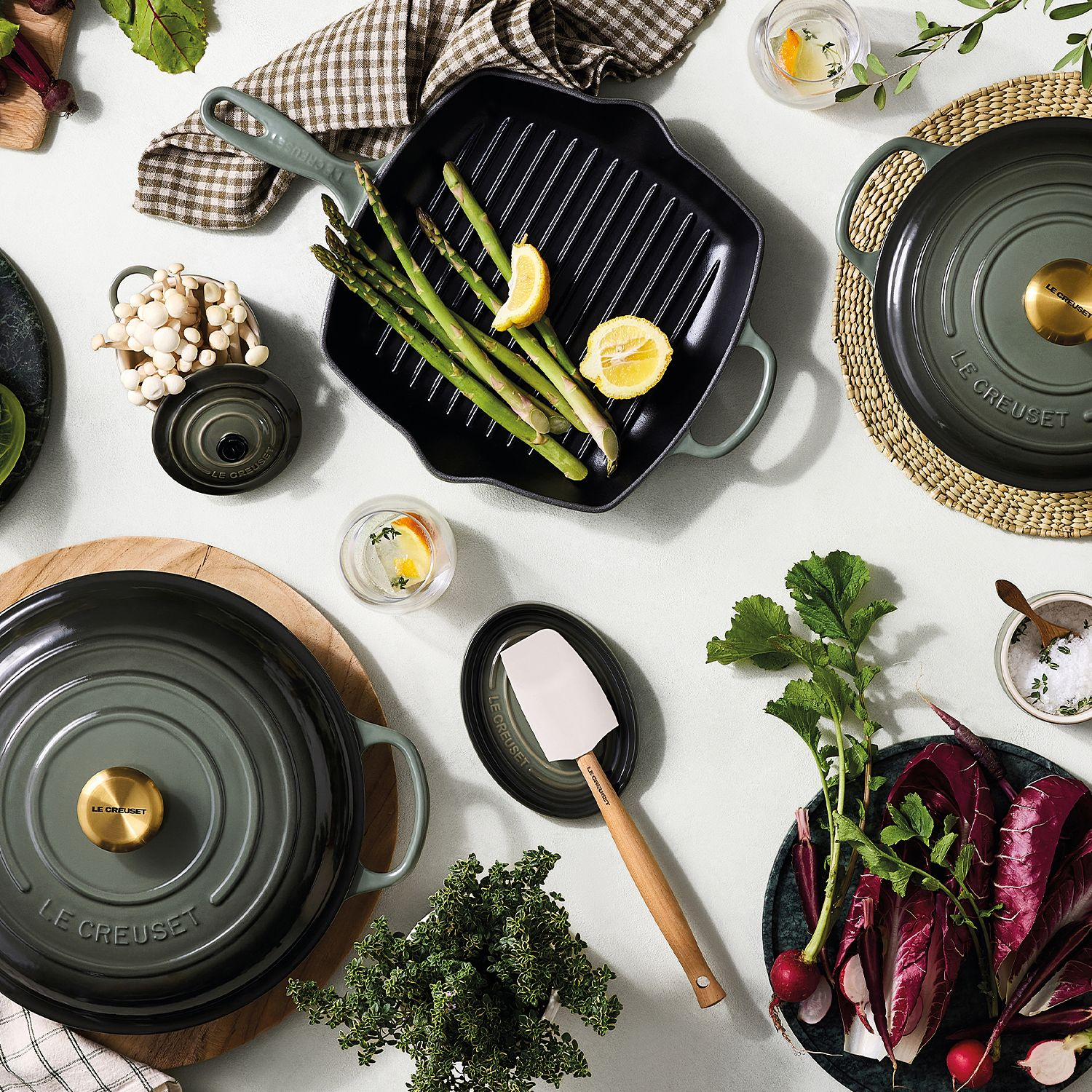 Le Creuset - Signature Square Skillet Grill 26 cm Le Creuset - Signature Square Skillet Grill 26 cm