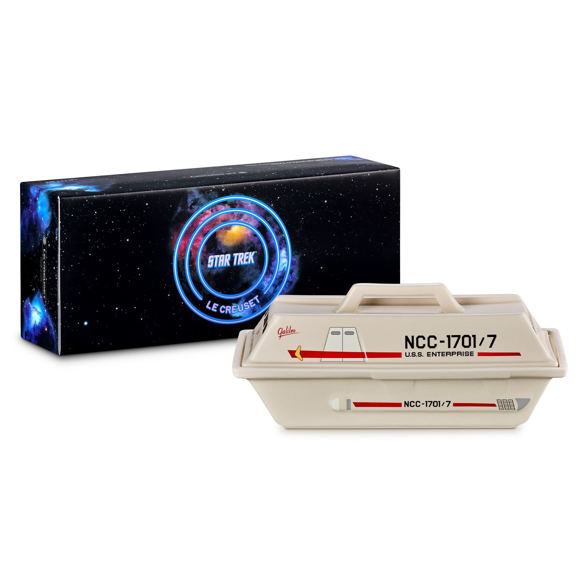 Le Creuset - Deep Space Shuttle Auflaufform 1,6 L  | Star Trek Collection