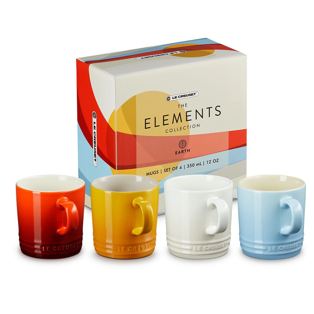 Le Creuset - Set of 4 Mug 350 ml - ELEMENTS