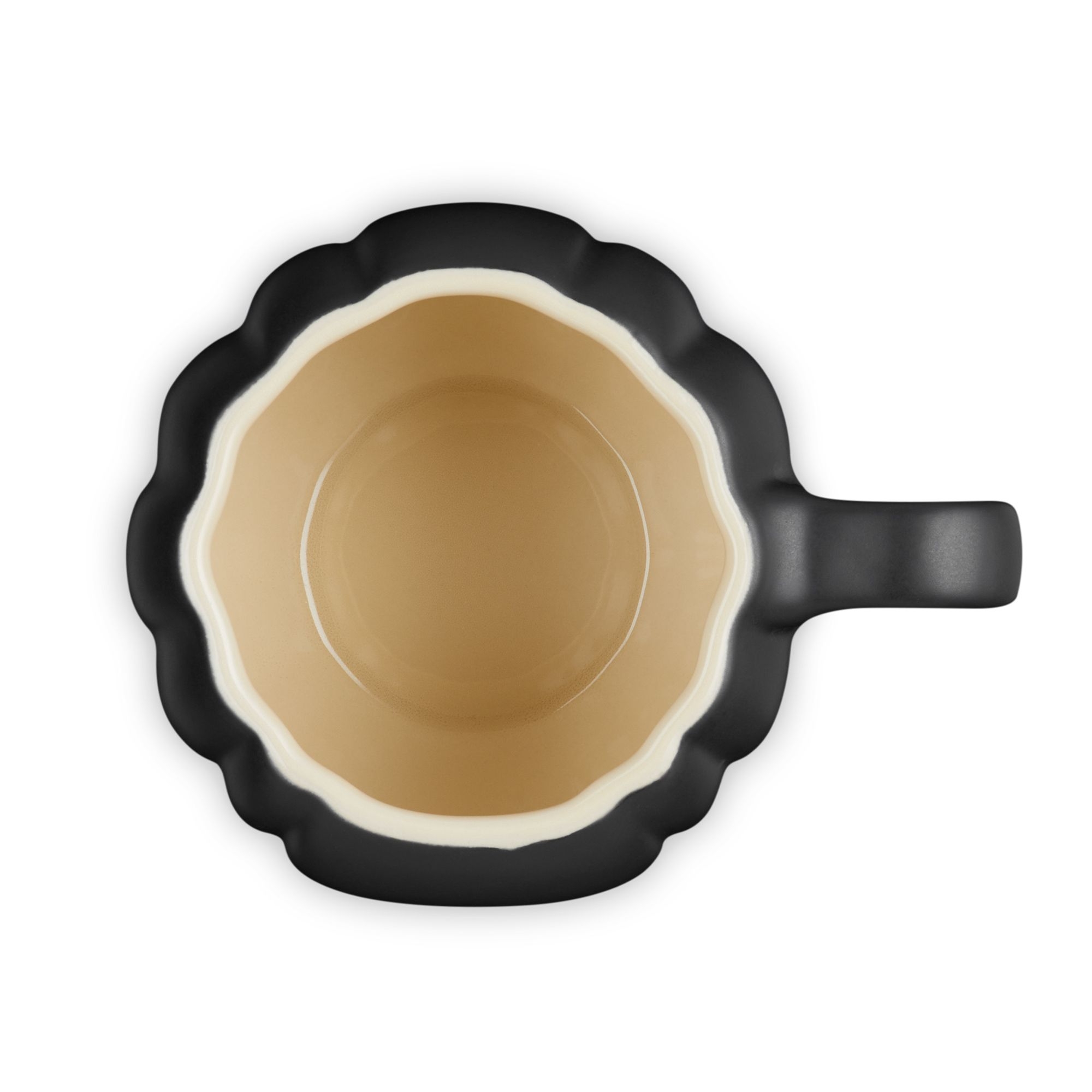 Le Creuset - Pumpkin Mug with lid 400 ml - Matt Schwarz