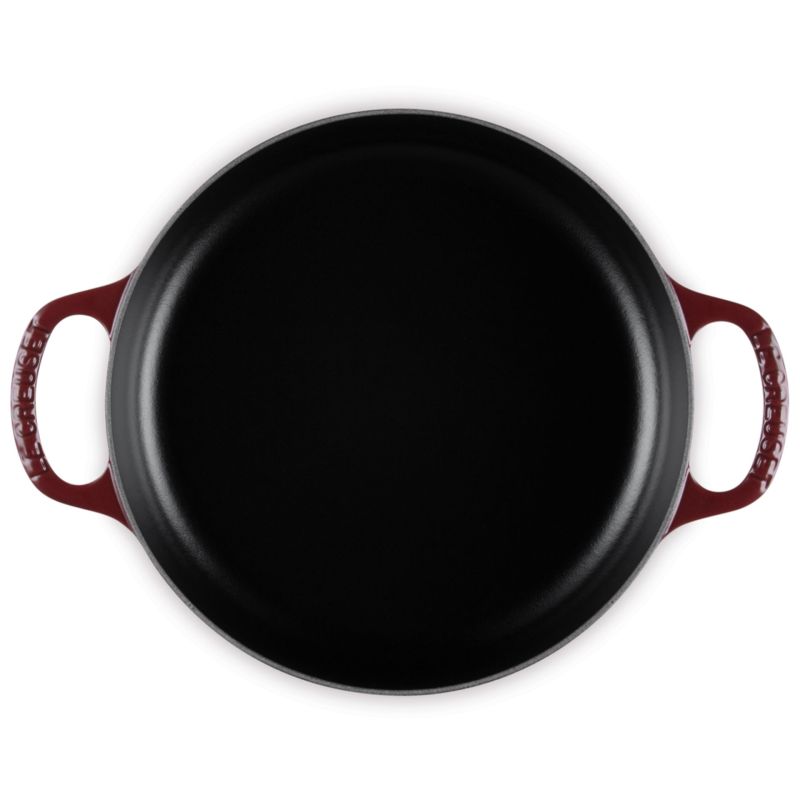 Le Creuset Gusseisen-Kasserolle 2-3/4 Quart (ca. 2,6 L) – Emailliert, Mit Eisengriff, Ofenfest Bis 100°C, Für Alle Herdarten